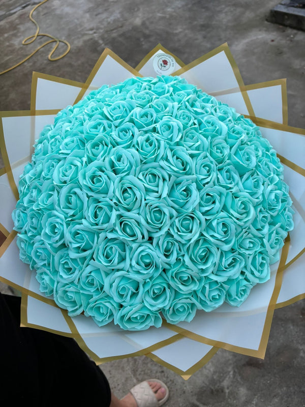 Buchet 101 Tiffany Turquoise