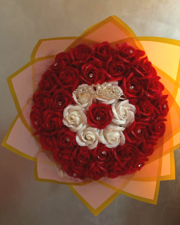 Buchet din 51 Trandafiri Ruby Princess