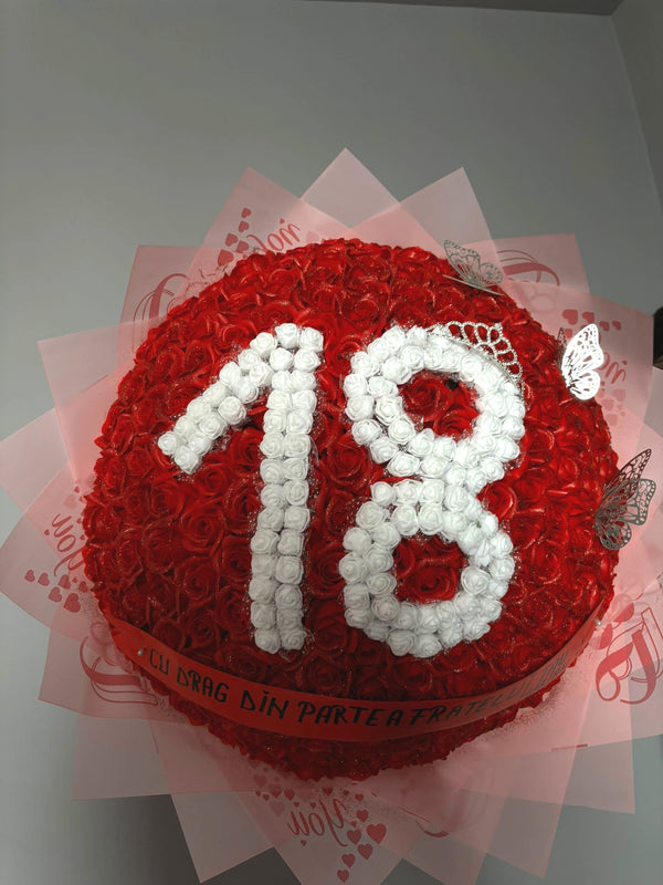 Buchet 201 Trandafiri Ruby Spark 18