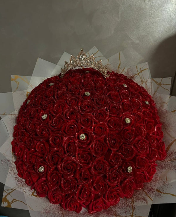 Buchet 201 Trandafiri Red Royal Crown